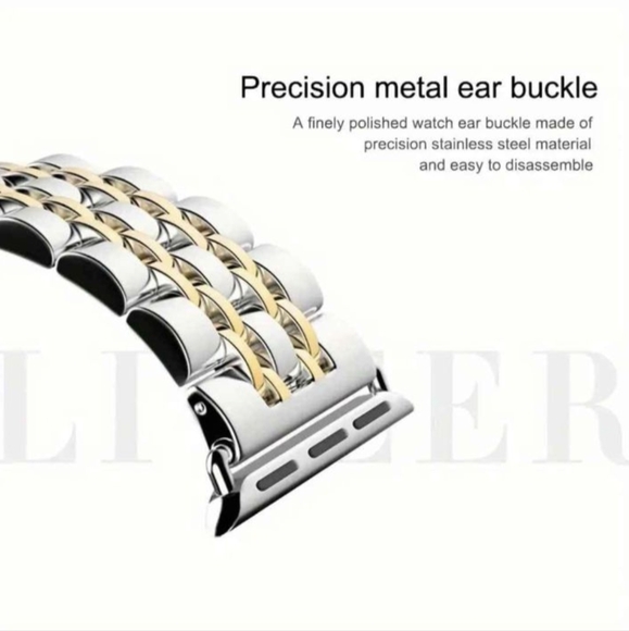 Stainless Steel Smart Watch Replacement Band 5.5-7.9in - Picture 4 of 7